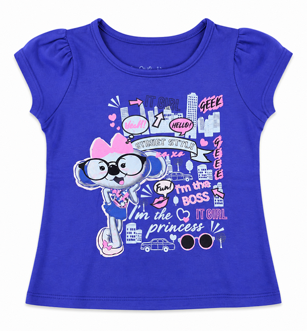 Blusinha infantil Lilica Ripilica Manga Curta 10107367