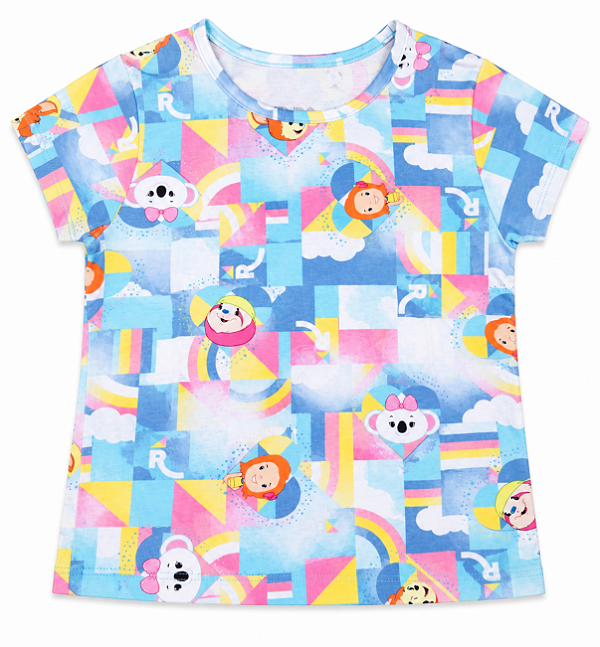 Blusinha infantil Mundo Lilica Ripilica Manga Curta 11400255