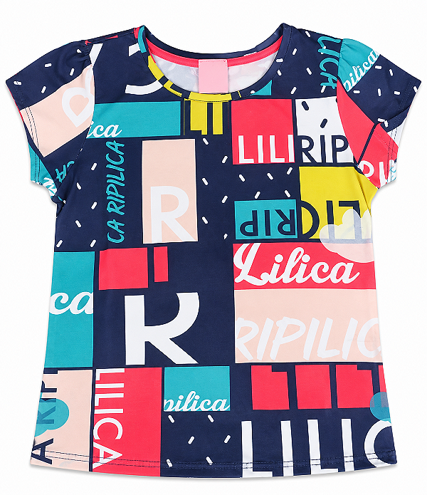 Blusinha infantil Lilica Ripilica Manga Curta 10109726