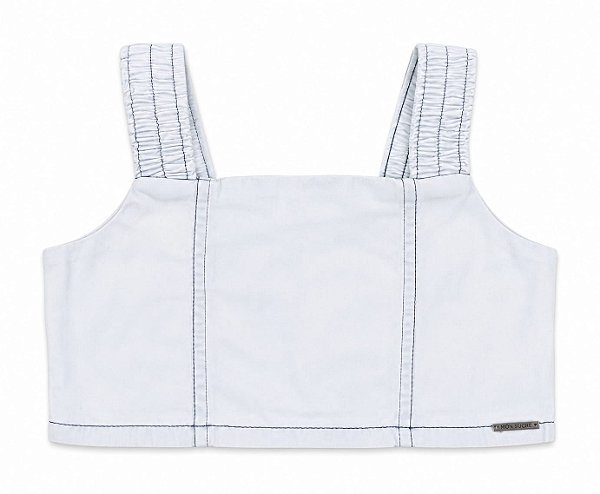 Blusinha Cropped Jeans Alakazoo 47996