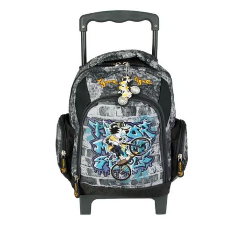 Mochila Com Rodas Cinza P 80201836 Tigor T. Tigre