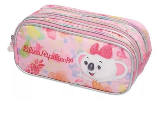 Estojo Triplo Fun Rosa - Lilica Ripilica 971k15