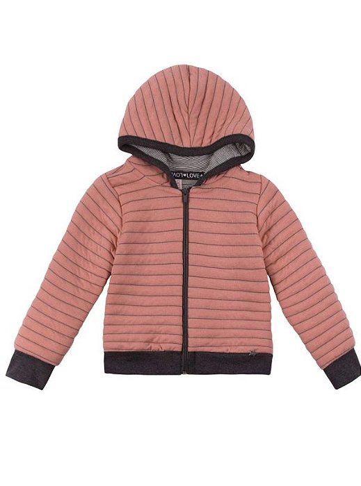 Jaqueta Infantil em Matelassê Rosa Cativa c10423