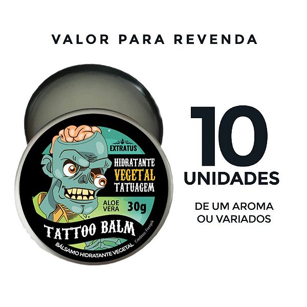 Hidratante para Tatuagem - Tattoo Balm - 10 Unidades