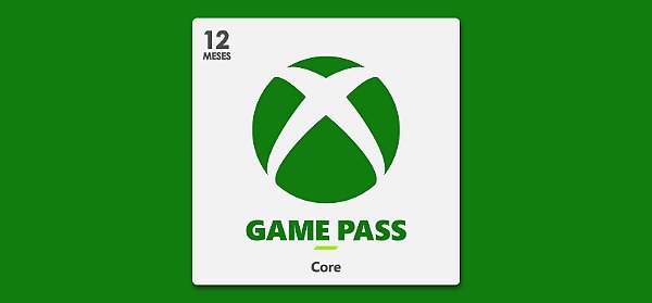 Game Pass Core 12 Meses - Código Digital