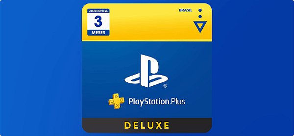 Playstation Plus Deluxe 3 Meses Assinatura Brasil - Código Digital
