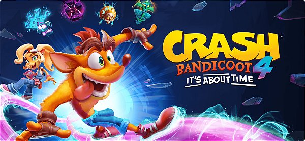 Crash Bandicoot 4: It's About Time PS4 e PS5 - Código Digital