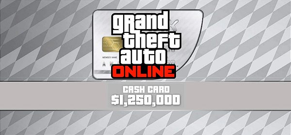 Grand Theft Auto Online Great White Shark Cash Card - Código Digital