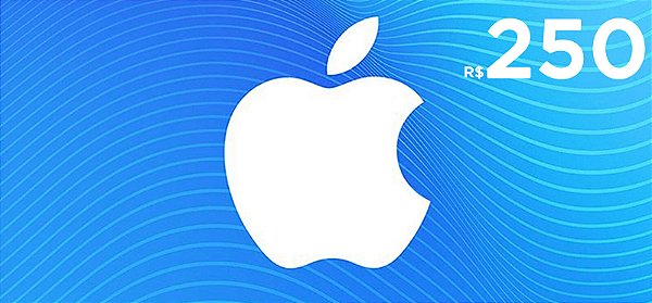 Cartão da App Store R$250 Reais - Código Digital