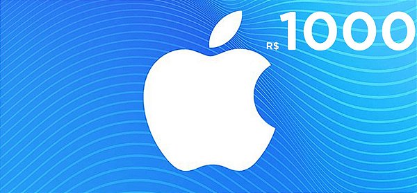 Cartão da App Store R$1000 Reais - Código Digital