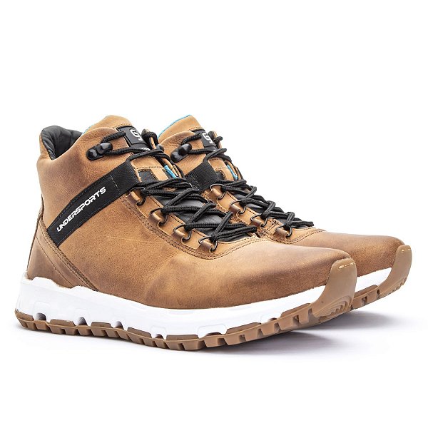 Bota Masculina Adventure Couro 1250 Fóssil Whisky