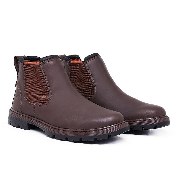 Botina Masculina Tratorada Texas Marrom