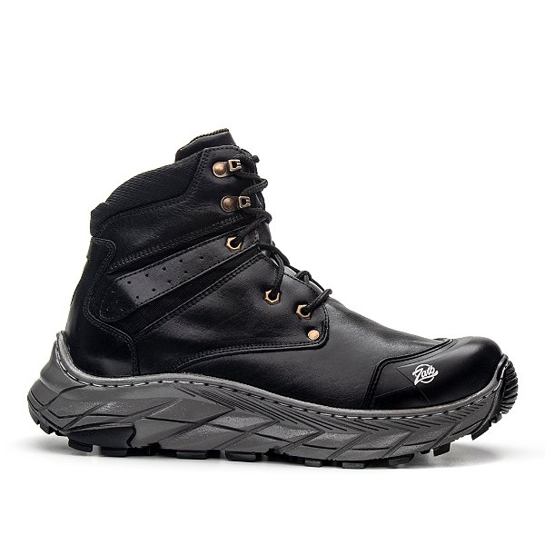Bota Adventure Coturno Cano Longo Unissex Trabalho Ref. 2001 Zarb Preto