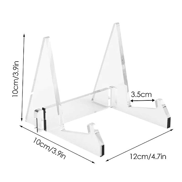 EXPOSITOR DE LIVROS EM ACRILICO DE ENCAIXE