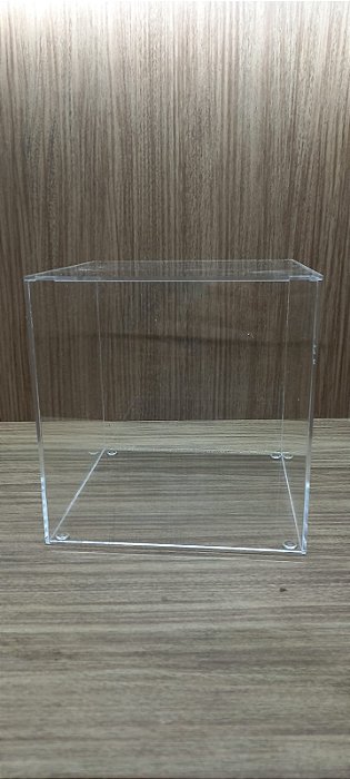 CAIXA DE ACRILICO 15X15X15