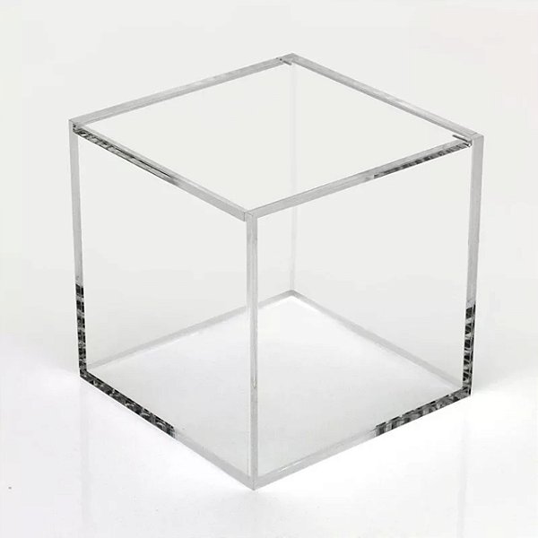 CAIXA DE ACRILICO 12x12x12cm