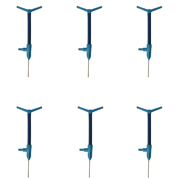 Aspersor Rotativo Para Irrigação Altura 1,00cm - Kit 6 Unid