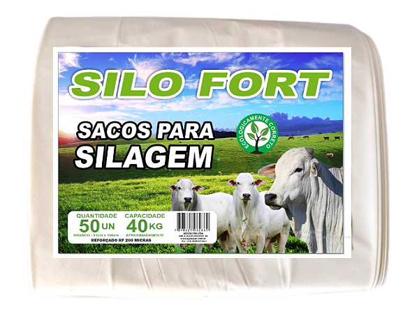 Sacos Para Silagem 51x100 Branco C/ 500 Un