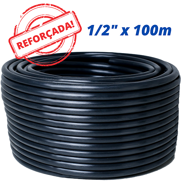 Mangueira Para Irrigação 1/2x100m Reforçada