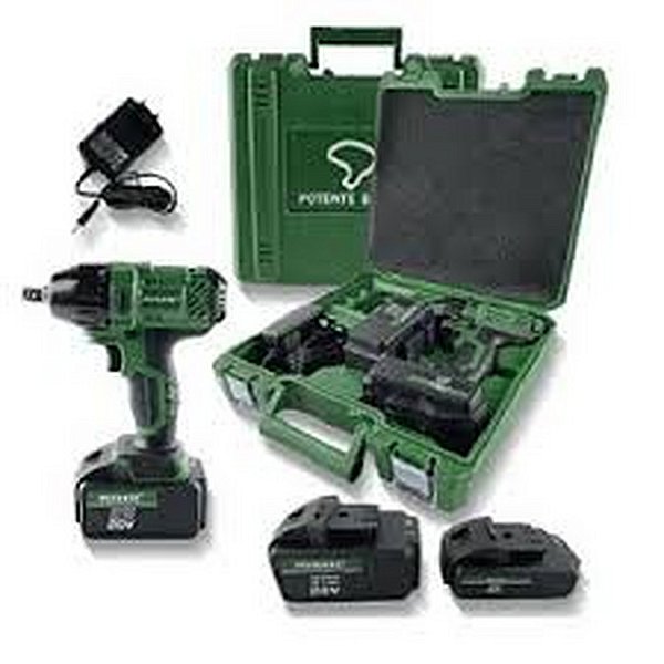 CHAVE IMPACTO 1/2" A BATERIA 880NM 20V/4AH LI-ON 2 BATERIAS 220V POTENTE