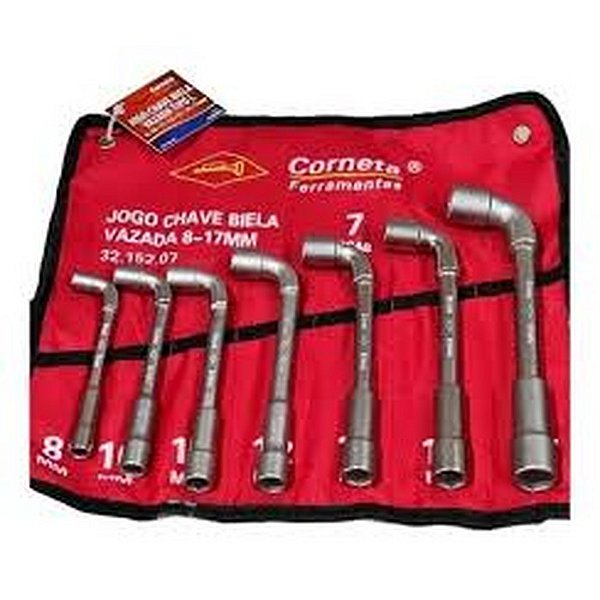 JOGO BIELA VAZADA 08MM A 17MM 3215207 ETILUX