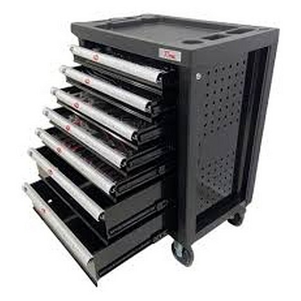 CARRINHO MECANICO COM 07 GAVETAS COM 258PCS T1025 TONNUS