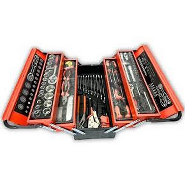 CAIXA FERRAMENTAS 5 GAV COM JOGO DE FERRAMENTAS 85 PEÇAS E1058 TONNUS