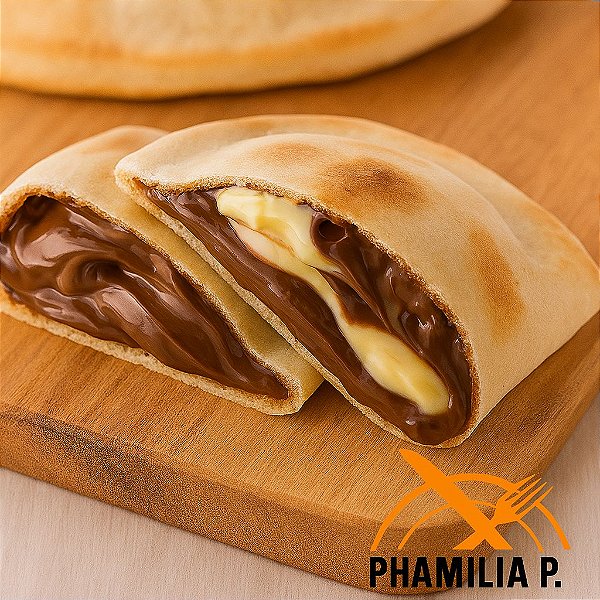 CALZONE MASSA BRANCA DOIS AMORES