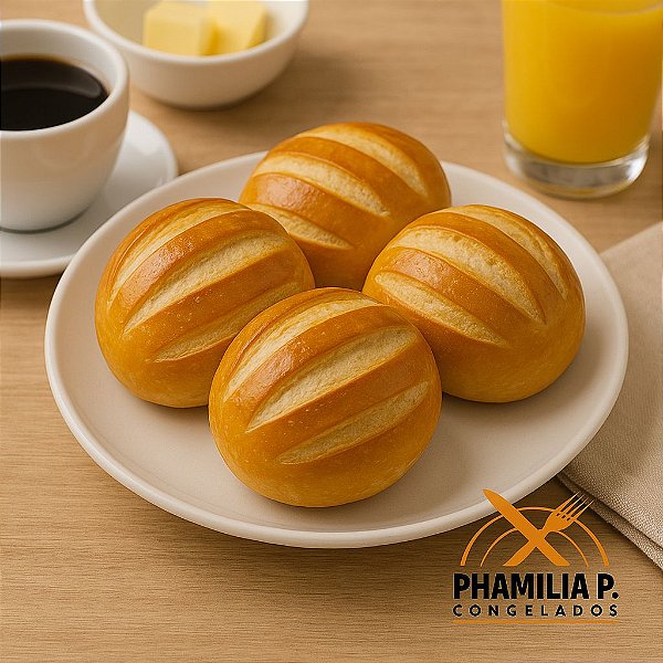 PÃO DE BATATA (60g depois de assado) - Com 10 unidades