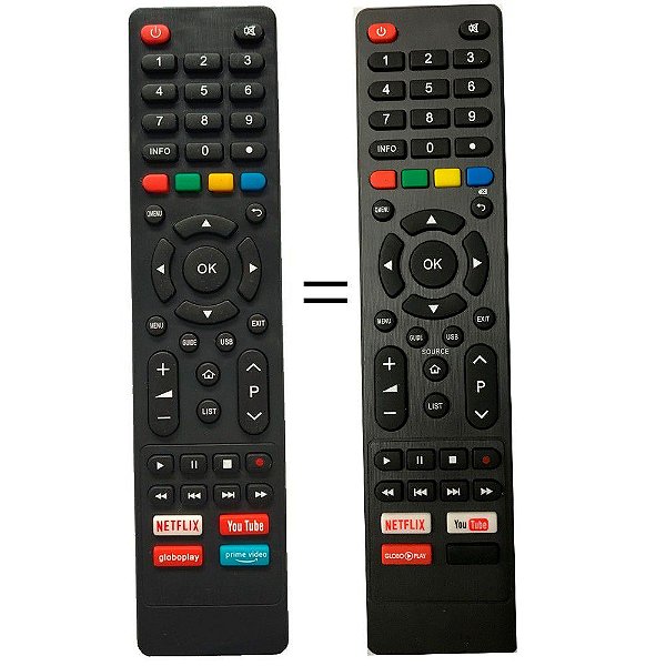 Controle Philco Netflix Youtube Globo Play Primevideo.UNIVERSAL PARA TVS PHILCO SMARTV