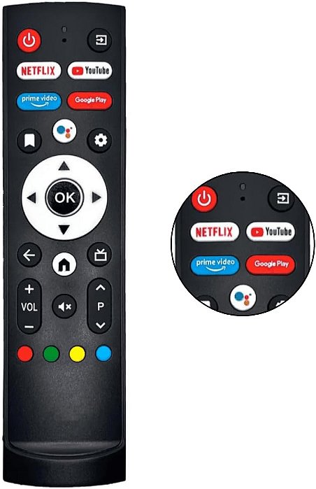 Controle Remoto TV Aiwa Smart AWS-TV-43