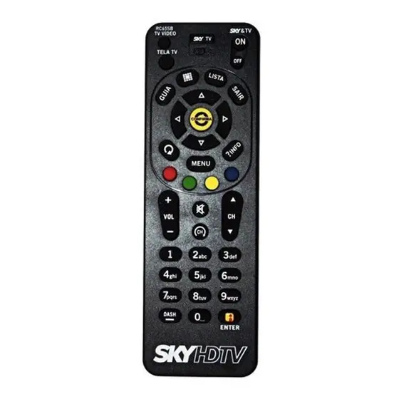 Controle Remoto Universal para Sky Hd Tvs O Único Original Zapper