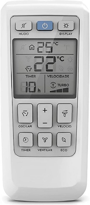 Controle Remoto Ar Condicionado Split Inverter Electrolux YAZ1F1