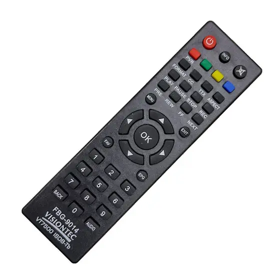 Controle Remoto Compatível com Conversor Visiontec VT7500