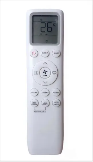 Controle Remoto Compatível com Ar Condicionado Tcl Elite Séries A1 e A2 Inverter