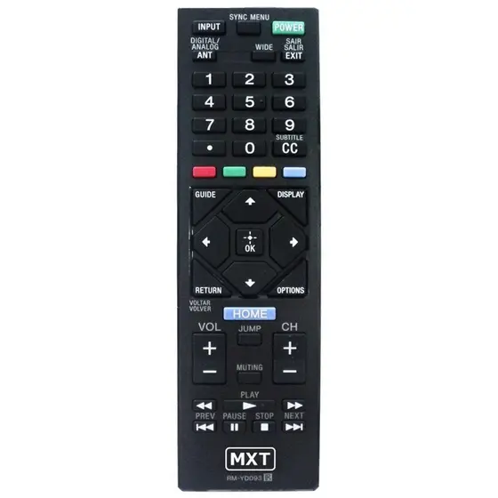 Controle Remoto Compatível com Tv Sony Lcd/Led RM-YD093
