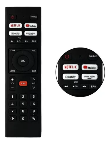 Controle Tv Smart HQ Hqs43nkh Hqs32nkh Hk320d