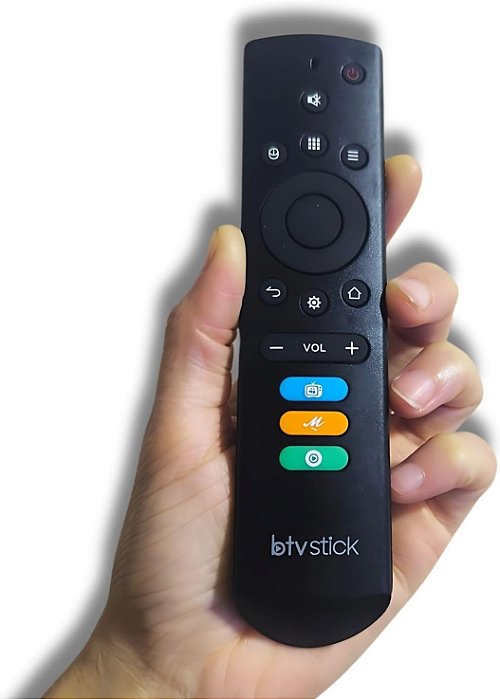 ontrole Remoto Compatível com BTV Stick ES13 -Modelo substitui o Modelo Original - Novo todas as funções BTV