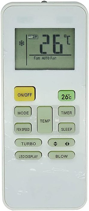 Controle Remoto Ar Condicionado Springer / Carrier RG52B/BGCE