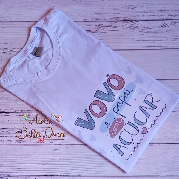 Camiseta Vovô é Papai com Açúcar