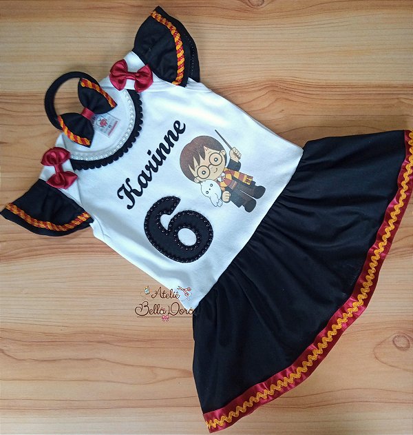 Body Vestidinho mesversario Harry Potter