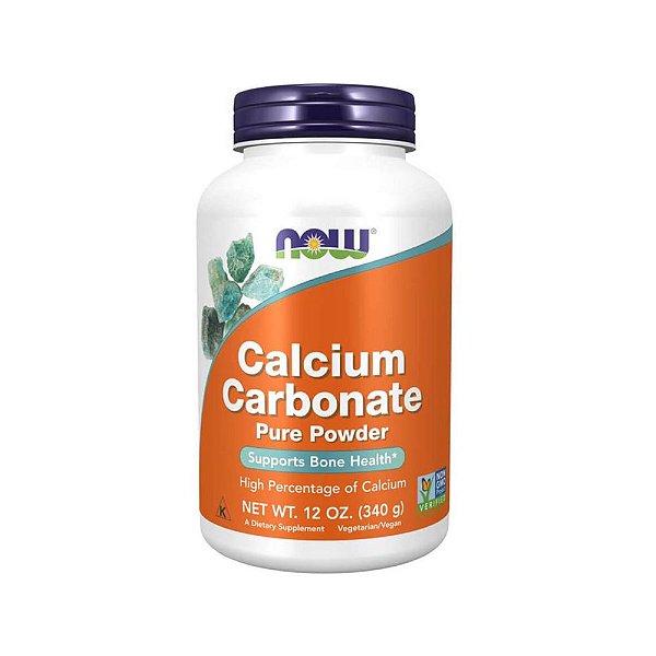 Carbonato de Cálcio em Pó 340g - Now Foods