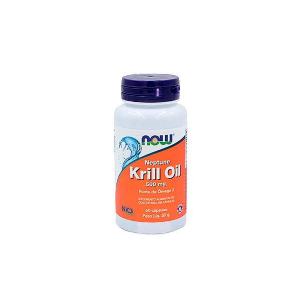 Óleo de Krill - Krill Oil Neptune 500mg 60 Cápsulas - NOW