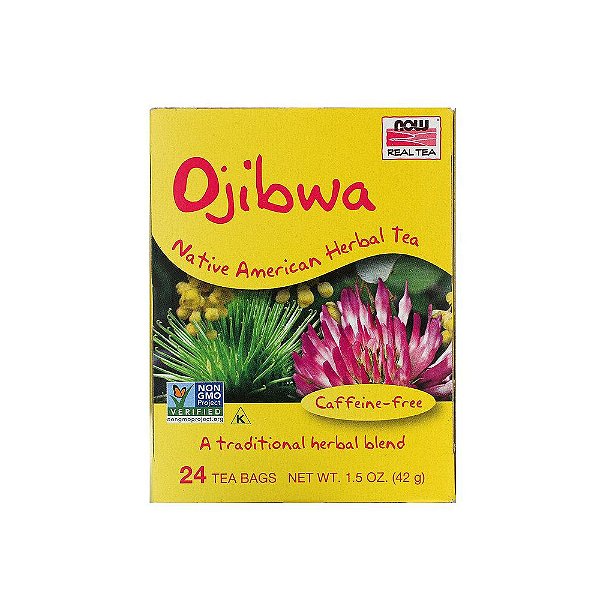 Chá Ojibwa 24 sachês - Now Real Tea
