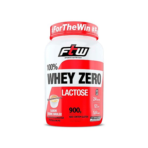 100% Whey Zero Lactose 900g - FTW