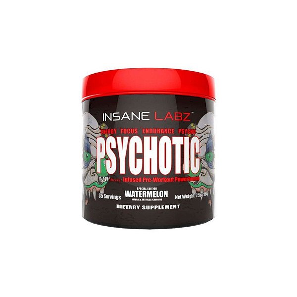 Pré-Treino Psychotic Red 35 doses - Insane Labz