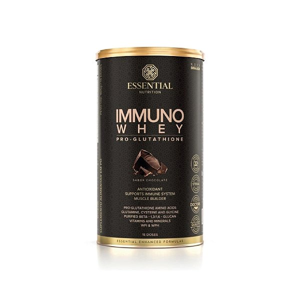 IMMUNO WHEY Pro - Glutathione Chocolate 465g - Essential Nutrition