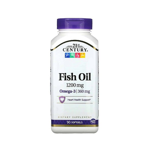 Fish Oil Ômega 3 1200mg  - 21st Century