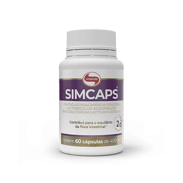 Probiótico Simcaps 60 Cápsulas - Vitafor