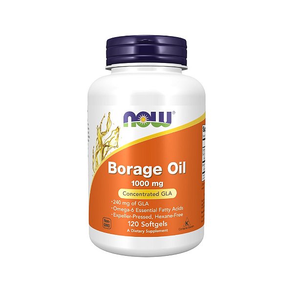 Borrage Oil (Óleo De Borragem) 1000mg - Now Foods